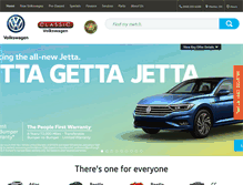 Tablet Screenshot of driveclassicvw.com